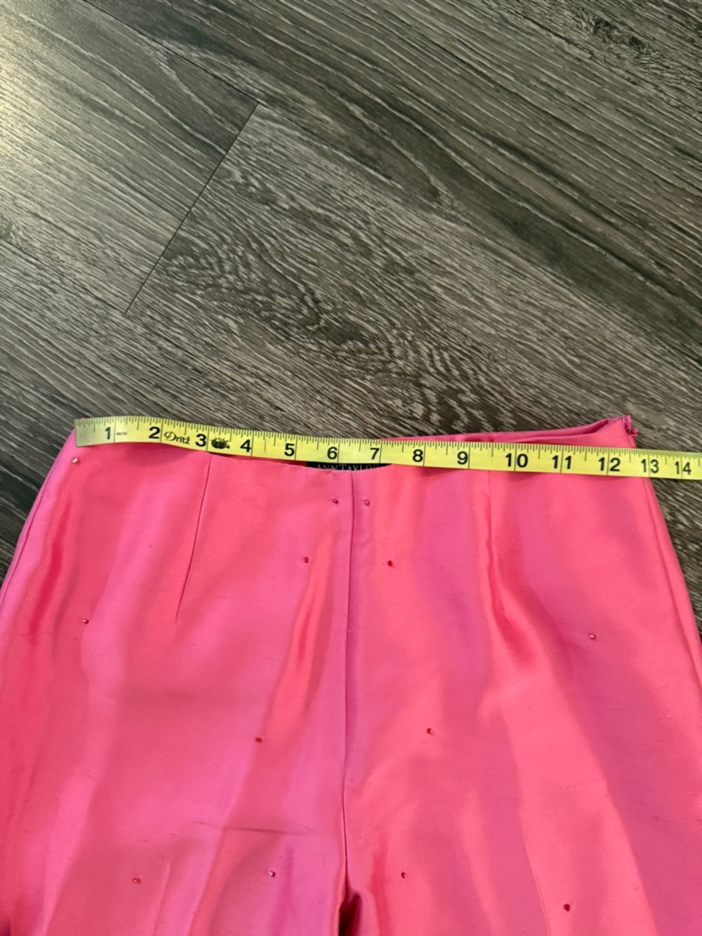 Ann Taylor Silk Beaded Trousers and Crop Top Set - Picture 5 of 11